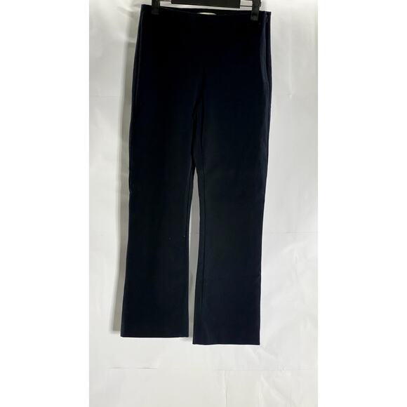 VINCE. Women's Black Solid Side-Zip Cropped Flare Pant SZ M - Picture 1 of 10